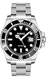 PARNIS 2039 BRAND Automatik-Herrenuhr Saphirglas Edelstahl...