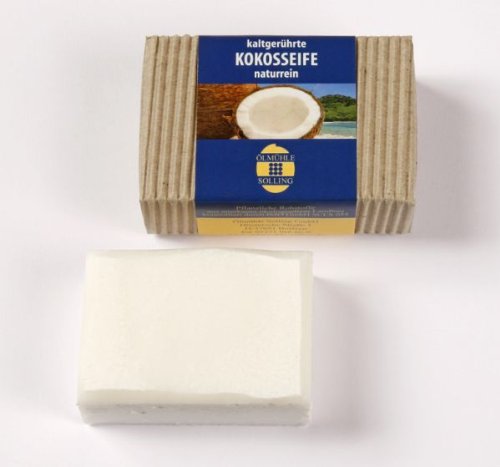 Solling KOKOS-SEIFE, kalt gerührt, unparfümiert, 100 g