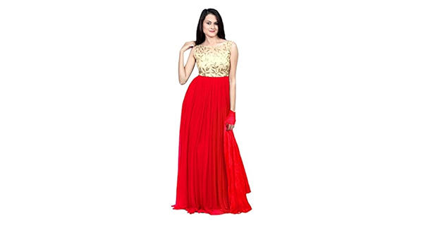 red gown in amazon