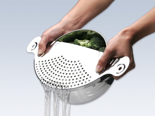 CHG 9828-60 Abgießhilfe 32,5 x 13,0 cm Spaghetti-Zange Länge: 26 cm - 4