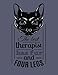Produktbild The Best Therapist Has Fur And Four Legs: Cat Notebook | Cat and Animal Lover Blank Page Composition Book Large (8.5 x 11)  Matte Softback Cover | Pet ... | Pet  Remembrance Workbook | (Cat Notebooks)