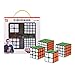 Produktbild QI YI TOYS QIYI Set Zauberwürfel 2x2 - 3x3 - 4x4 - 5x5 | New Generation Magic Cube | Hohe Drehgeschwindigkeit | Rubik Cube | Zauberwürfel (Luxurious Set)