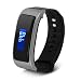 Produktbild Richer-R Fitness Armband, Smart Armband Bluetooth Kopfhörer Wasserdicht Sport Fitness Tracker Armbanduhr,Smart Armband Uhr Schrittzähler mit Vibrationsalarm Headset Anruf für iPhone Android (Gray)