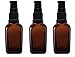 10 Ml (0.33 Fl Oz) Square Amber Glass Bottle With Treatment Pump for Essential Oil Blends (3 Bottles) RS.379.00