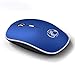 Produktbild Wireless Mouse Silent Computer 2,4 GHz 1600 DPI Mechanische Hand ergonomische professionelle geräuschlose USB-PC-Mäuse Mute Wireless für Laptop,Blue