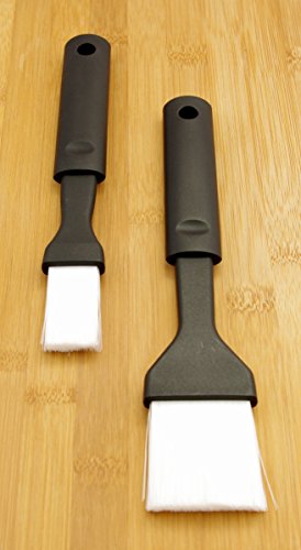 2er Set BBQ Pinsel schmal und breit, Grillpinsel aus Kunststoff - 4