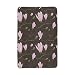 Produktbild Bett Decke, Luxus Blooming Magnolia Floral Soft Polyester mit Fleece Großer Überwurf für Sofa Reise Schlafzimmer Wohnzimmer Erwachsenen Girl Boy Herren Damen Grün 152,4 x 228,6 cm