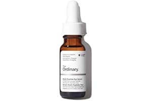 The Ordinary Sérum Multi-Peptides Yeux, Sérum anti-vieillissement pour éliminer les pattes d'oie, les contours noirs et les cernes, 15 ml