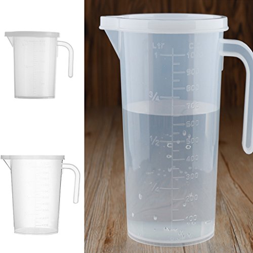MagiDeal Transparente Küche Flüssigskala Messbecher Messbehälter – Klar, 500ml - 7