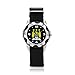 Price comparison product image ZOOMEVERYDAY® Manchester City Nylon Strap Wrist Watch (Black)