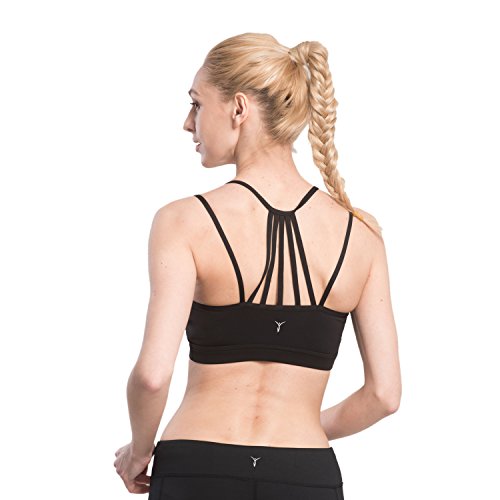 Damen Sport-BHs Kreuz Rücken Yoga BH Starker Halt Fitness - 5