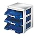 Produktbild Leitz 5327-35 Briefkorb Stapelmodulset Plus blau (VPE 1)