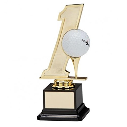 180mm Hole in one golf trophy Free engraving up to 30 letters (Ball not included)
