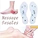 Produktbild Acidea Unisex Magnettherapie Einlagen zu Stimuliert Druckpunkte Akupressur und Reflexzonenmassage Blutzirkulation transparent Silikon Einlegesohlen Anti-Müdigkeit