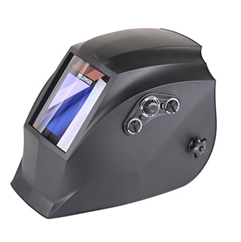 WELDINGER Panorama Schweißhelm Kopfschirm Automatik Din 5-9 und 9-13 solar Sichtfeld 98x90mm (Schweißschutzschirm Schweißmaske) - 2