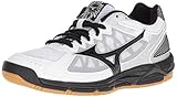  Mizuno Wave Supersonic Volleyball Shoes, White/Black, Women\'s 11.5 B US