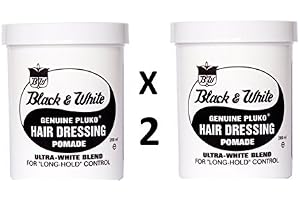 Zwart en Wit pluko Hair dressing pomade 200 ml x 2