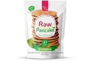CleanFoods Raw Pancake saveur neutre 425 g I Konjac Glucomannan I Sans gluten, sucre et graisse I 21 calories par crêpe I préparation en 2 minutes