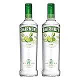  Smirnoff No. 21 Vodka Triple Destilled Flavour Lime, 2er, Wodka, Limone, Alkohol, Alkoholgetränk, Flasche, 37.5%, 700 ml, 714088