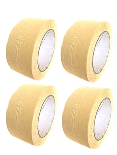 4 Rollen Malerkrepp Malerbedarf Abklebeband Kreppband Klebeband Malerband 50mx50mm