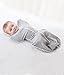 Love to Dream Swaddle Up LTD101001GRS Wrap-Around Sleeping Bag for 3 to 6 kg Grey