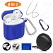 Produktbild Cuauco AirPods Schutzhülle Silikon Cover mit 2 Anti-Lost Airpods Strap / 2 Paar Ohrbügel / 2 Karabiner / 1 Airpods Watch Band Halter / 1 Kopfhörerhülle für Apple Airpods Zubehör (9 Pack) blau
