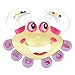 Produktbild Tonsee 1pc neue Baby Kinder Baby Krabbe Design Handbell Musikinstrument Jingle schütteln Rassel Spielzeug,Zufällige Farben (gelb)