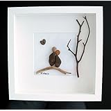 Steinbild - Pebble Art - Liebespaar