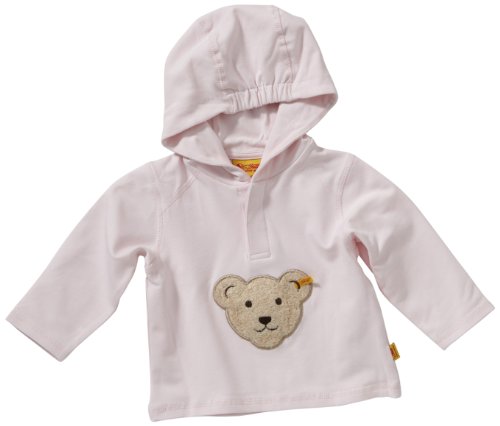 Steiff Unisex Baby 6823 Hooded Long Sleeve Sweatshirt, Pink (2560 ), 8 Years