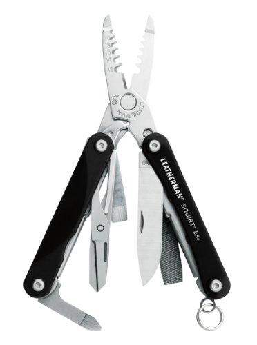 Preisvergleich Produktbild Leatherman SQUIRT ES4 Multifunktionswerkzeug Schlüsselanhänger. 9 Freizeitrucksack, Schwarz