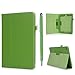 Produktbild iPad Air Hülle, iPad Air2 Hülle, iPad 9.7 Zoll 2017 Hülle, iPad 9.7 Zoll 2018 Hülle, Niocase Leder Brieftasche Flip Handyhülle Ultra-Slim Leichter Smart Case mit kapazitiver Pen, Grün