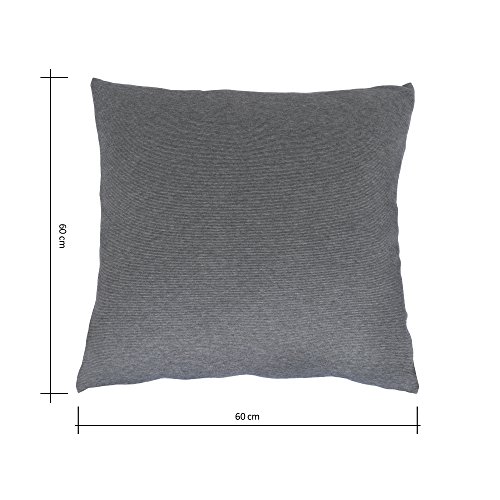„Das Kissen Deiner Träume“ Relaxkissen für Bett, Couch-und Sofa mit softweicher Füllung und Bezug in 5 Farben zur Auswahl. Kopfkissen, Sofakissen, Dekokissen Größe 60×60 cm - 3