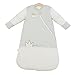 Produktbild Chilsuessy Kinderschlafsack Baby Winterschlafsack Vorne 3.5 Tog und hinten 2.5 Tog Schlafsaecke aus GOTS Bio Baumwolle Verschiedene Groessen von Geburt bis 4 Jahre alt, Gruen, M/Koerpergroesse 70-80cm