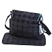 Large Black & Grey Polka Dots Nappy Diaper Changing Bags Set