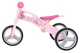 BIKESTAR® Frühstarter Kinderlaufrad für freche Zwerge ab ca. 18 Monaten ★ 7er Natur Holz Edition ★ Flamingo Pink - 4