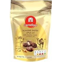 Carrefour Almond Dates Coated With Milk Chocolate - 100 Gm ...