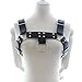 Produktbild iEFiEL Fetisch Herren Männer Bondage Leder"H" Stil Leder Brust Harness Geschirr Brustgeschirr Gay Fetish