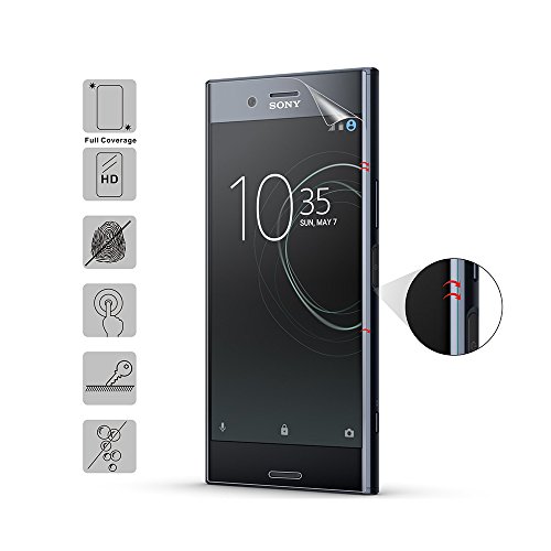 Sony Xperia XZ Premium Schutzfolie, Acelive 2 Stück Vollständige Abdeckung Anti-Kratz Blasenfrei HD Transparent Displayschutz TPU Weich Folie Screen Protector Für Sony Xperia XZ Premium - 2