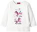 SALT AND PEPPER Baby Girls B Longsleeve my Pony print Plain Crew Neck Long Sleeve Long Sleeve Top, White (off-white 017), 6-12 months (Manufacturer size: 80)