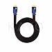Produktbild KAYO ESSENTIALS flacher Highspeed-HDMI-Kabel, Version 1.4 mit Ethernet, unterstützt 3D & Audio Return Channel, vergoldete Stecker, Full HD (Neueste Version) mit weicher flacher PVC-Hülle/Schlauch, 3 m