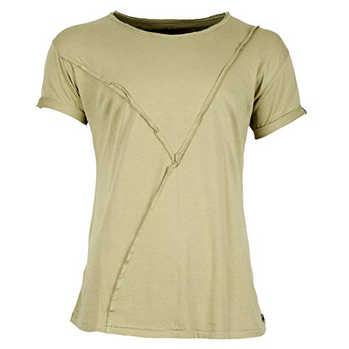 Boom Bap Wear - Camiseta - Cuello Redondo - para Hombre Dried Herb 50