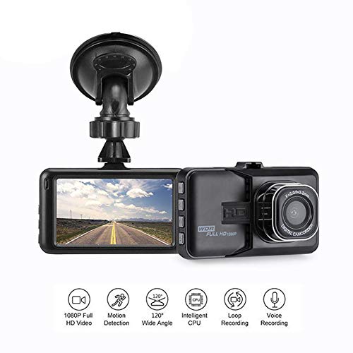 Preisvergleich Produktbild YSHtanj Auto DVR Auto DVR Auto DVR 1080P Mini 7,6 cm Auto DVR Kamera 360 Grad drehbar Dashcam Video Recorder