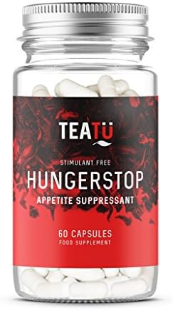 HungerStop - All Natural Appetite Suppressant | Contains Glucomannan | Money-Back Guarantee | UK Manufactured