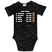 Produktbild TKMSH Ready Player One Scoreboard Newborn Babys Short Sleeve Romper Bodysuit Outfits Black