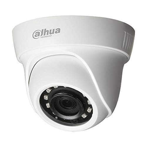 Dahua Technology HAC-HDW1200SL-0280B - fotocamera a cupola HDCVI 4 in 1 (2M, 1080P, IR 20 m, 2,8 mm, IP67) colore bianco