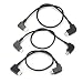 Produktbild Funnyrunstore 3pcs Micro USB Datenkabel Linie zu Beleuchtung / Typ C / Micro für DJI Funken Mavic Pro Air Controller iPhone Xiaomi Smartphone (Farbe: Schwarz)