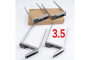 Heretom 4-PACK 3.5 inch 14th Gen X7K8W Y796F Hot Swap SAS SATA HDD Tray Caddy For Dell R240 R340 R440 R540 R640 R740 R740xd2 R6525 R7425 R7515 XC640-10