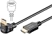 Produktbild Ecoline AK1421 HDMI/A Kabel STST 1m GEW. einseitig gewinkelt,High Speed