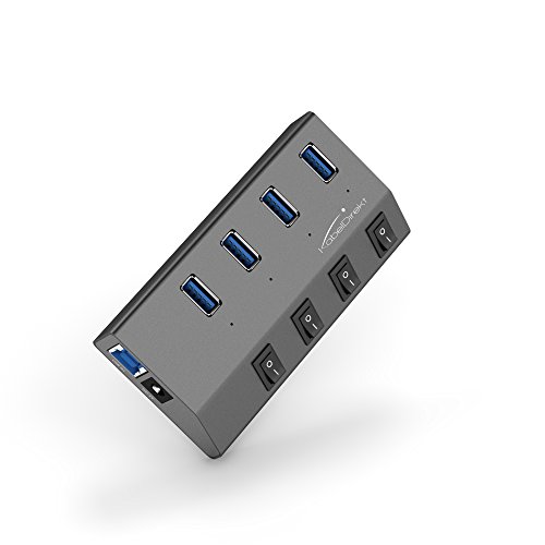 KabelDirekt 4-Port USB 3.0 Hub mit Ladefunktion für Mac und PC – PRO Series - 2