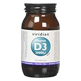 Viridian Vitamin D3 (Vegan) 2000iu Veg Caps 150